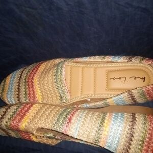 Me Too Multicolor Striped Women's Loafers